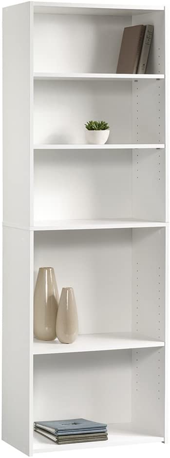 Beginnings 5-Shelf Bookcase, Soft White finish Book Case